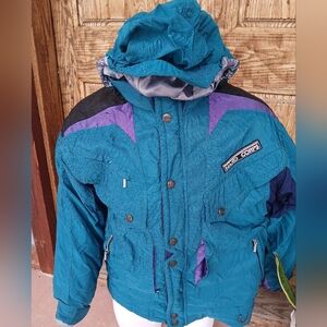Hard CORPS VINTAGE SKI outdoor Sporty Jacket 90s Retro Unisex Large